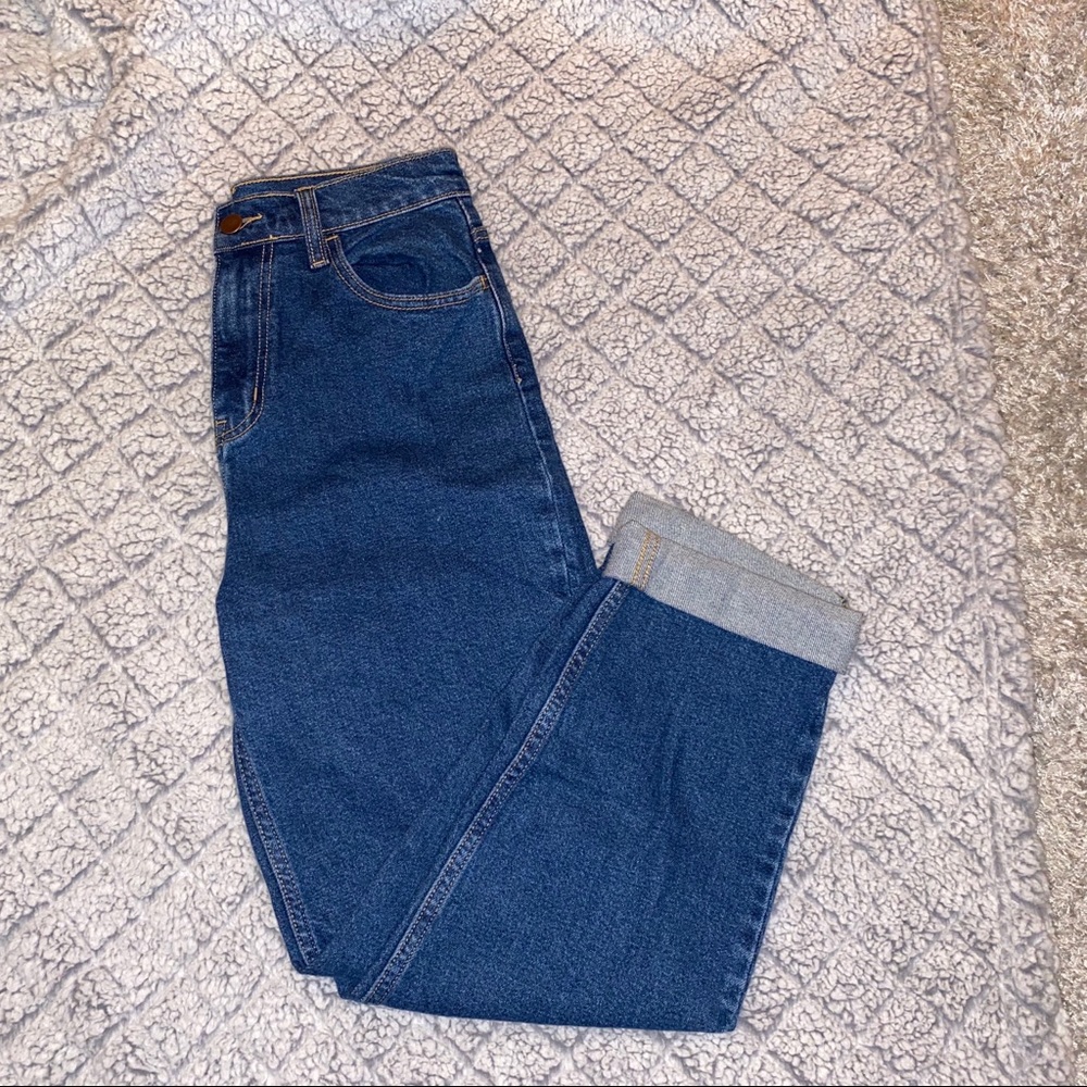 Fashion Nova Wide Mom Jeans sz 7